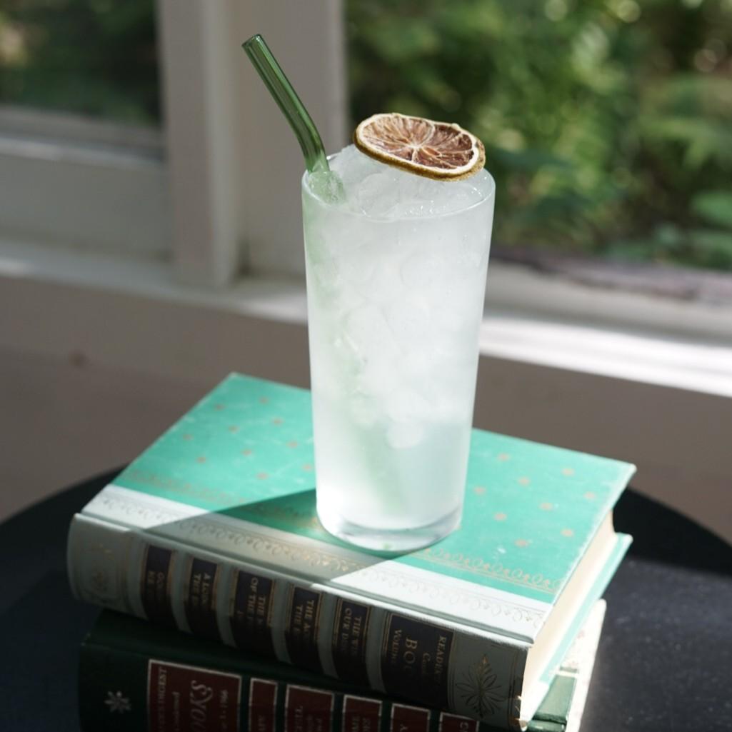 An example of the Zug Mule, the mixed drink (drink) featuring ginger beer, vodka, Etter Kirsch, lime juice, and lime wedge; photo by Madison Young